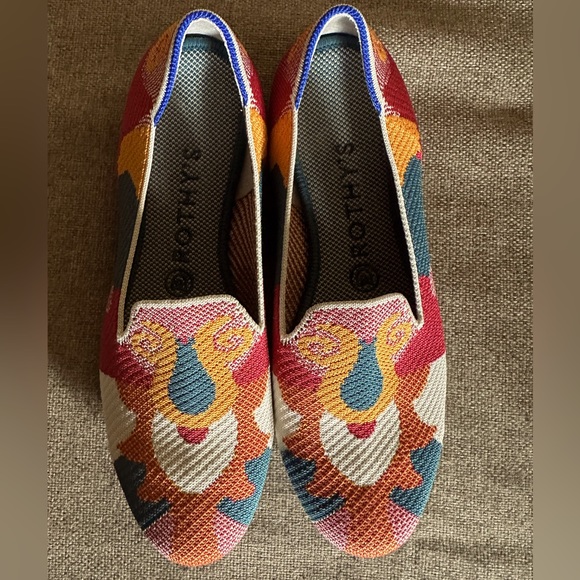 Rothy's Shoes - Rothy’s Moroccan Amber Loafers Retired Print Slip On Rare Women’s Size 8.5 EUC